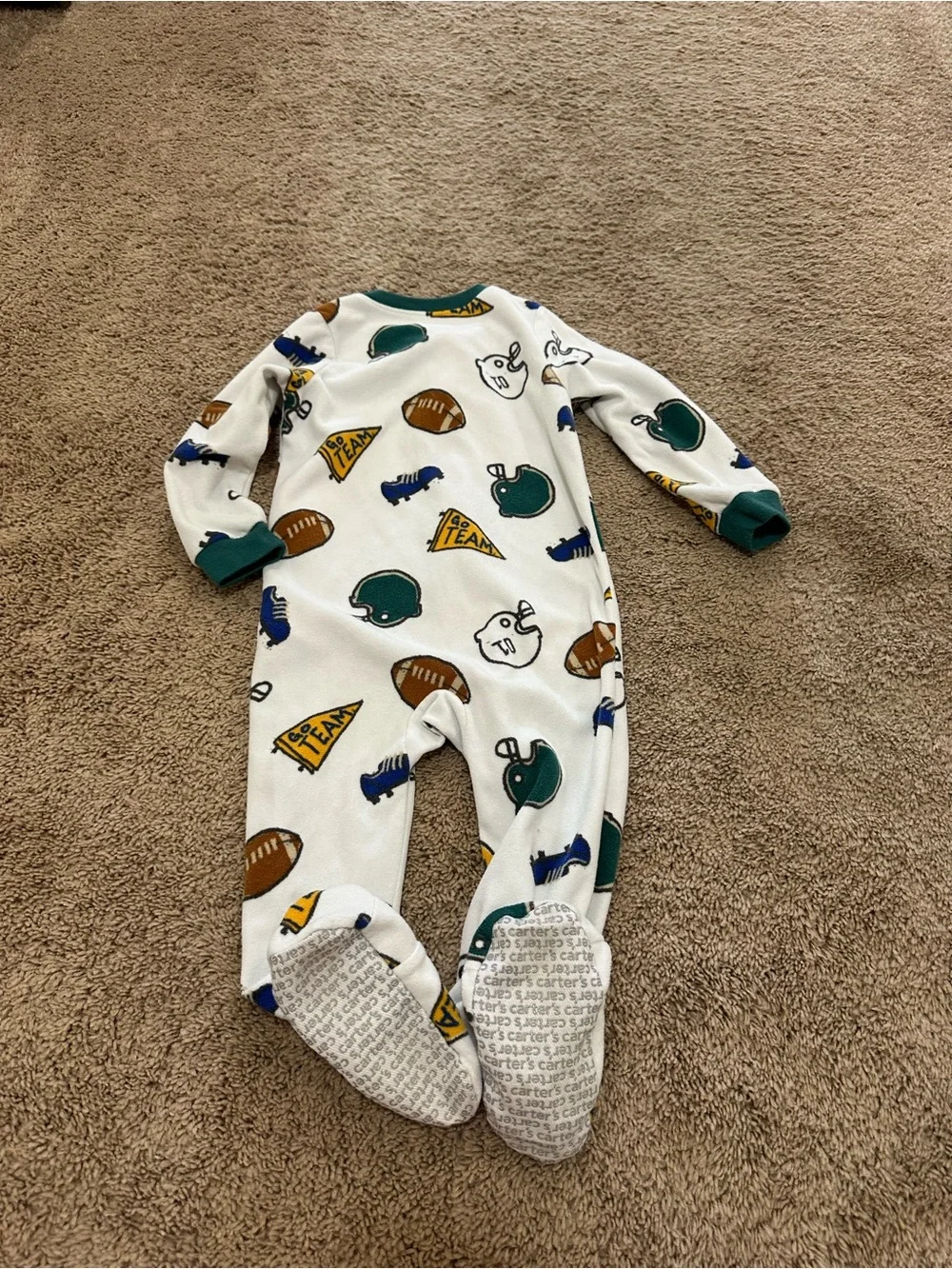Boys Carters Fleece Footie Pajama Bundle Size 4T
